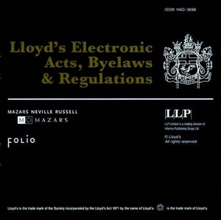 Lloyd's Acts, Byelaws and Regulations