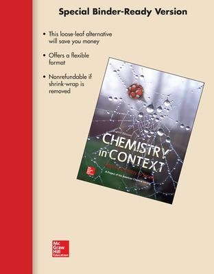 Loose Leaf Version for Chemistry in Context