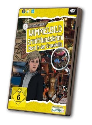 Wimmelbild Ermittlungskrimi, Mord in der Gruselvilla, DVD-ROM