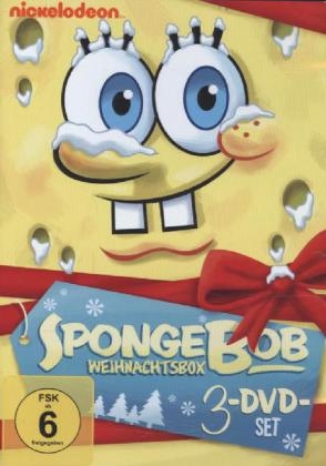 SpongeBob Schwammkopf Weihnachtsbox, 3 DVDs