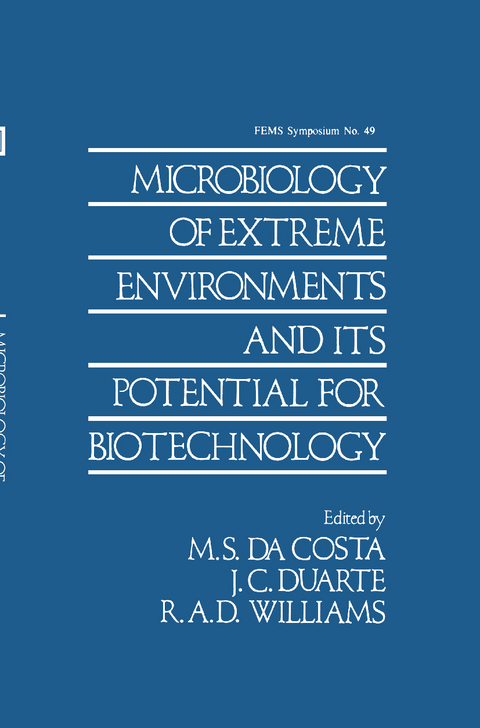 Microbiology of Extreme Environments and its Potential for Biotechnology - 