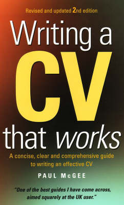Writing a CV That Works - Paul McGee