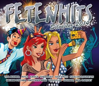 Fetenhits Silvester 2014, 3 Audio-CDs -  Various