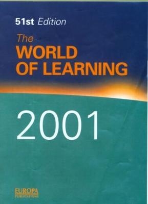 World Of Learning 2001 -  Europa Publications