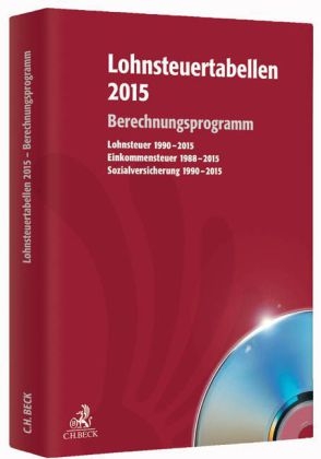 Lohnsteuertabellen 2015 CD-ROM