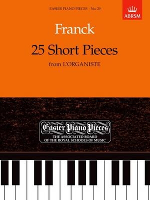 25 Short Pieces from 'L'Organiste'
