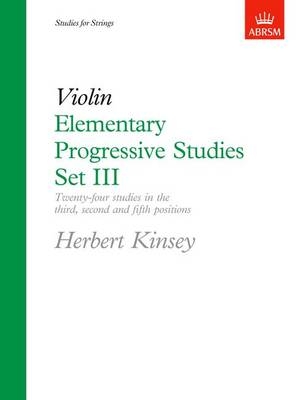 Elementary Progressive Studies, Set III for Violin - 