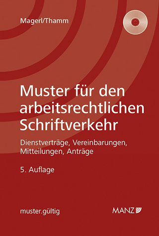 Muster für den arbeitsrechtlichen Schriftverkehr