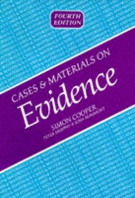 Cases and Materials on Evidence