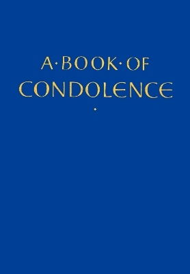 A Book of Condolence - Margaret Morgan