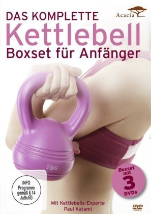 Das Komplette Kettlebell - Boxset Für Anfänger, 3 DVDs