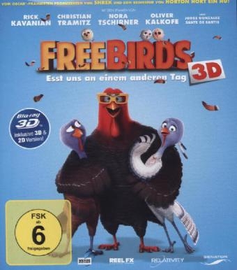 Free Birds - Esst uns an einem anderen Tag 3D, 1 Blu-ray - 