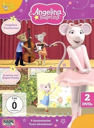 Angelina Ballerina. Folge.3+4, 2 DVDs