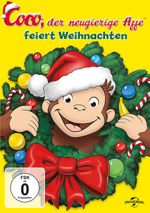 Coco, der neugierige Affe - feiert Weihnachten, 1 DVD