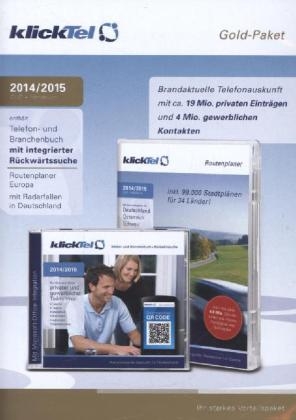 klickTel Gold-Paket 2014/2015, DVD-ROM