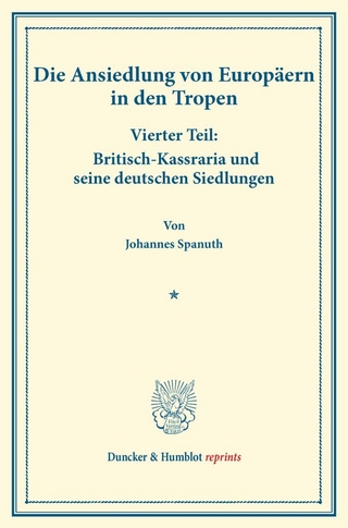 Britisch-Kassraria und seine deutschen Siedlungen.