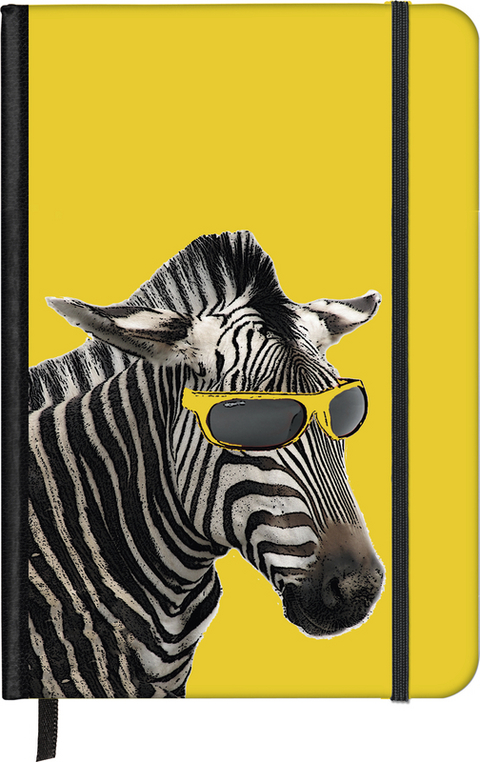 SoftTouch Notebook Cool Zebra 9 x 14 cm - Matt Dinniman