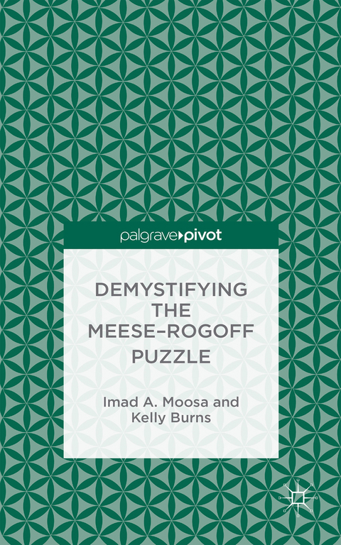 Demystifying the Meese-Rogoff Puzzle - I. Moosa, K. Burns