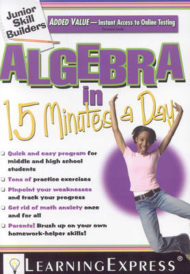Algebra in 15 Minutes a Day