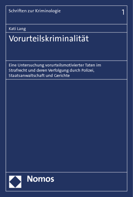 Vorurteilskriminalit&auml;t - Kati Lang