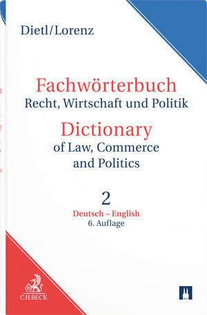 W&ouml;rterbuch Recht, Wirtschaft, Politik - Clara-Erika Dietl, Dieter Lorenz