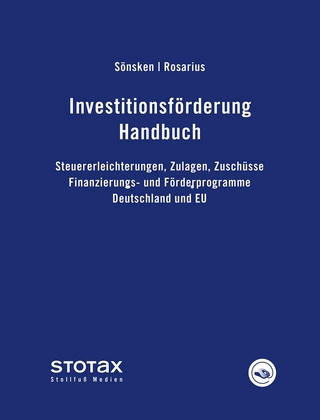 Investitionsförderung Handbuch