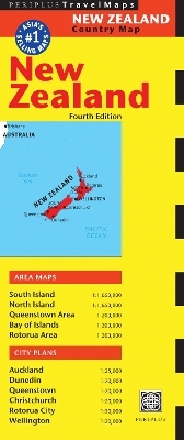 New Zealand Travel Map Fourth Edition