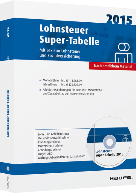 Lohnsteuer Super-Tabelle 2015