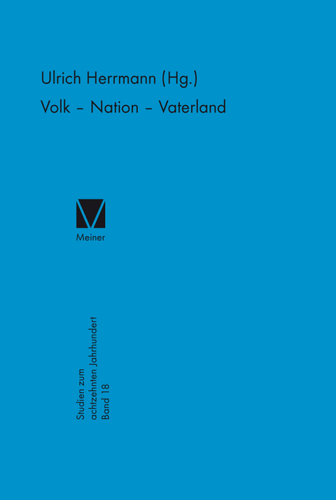 Volk &ndash; Nation &ndash; Vaterland - 