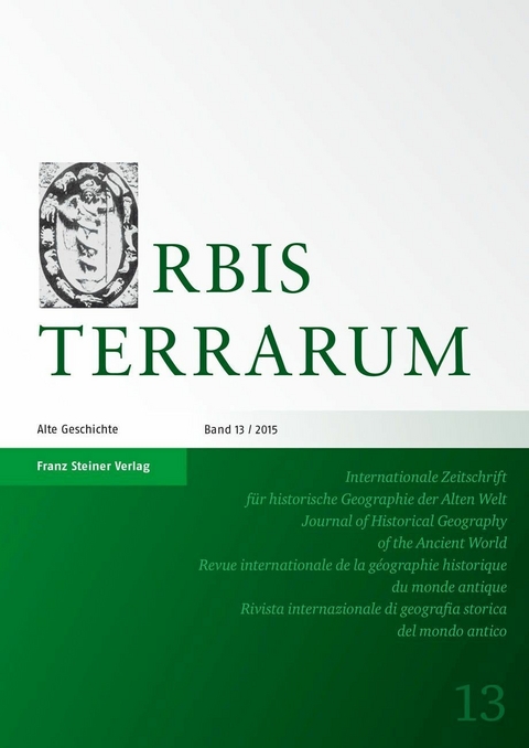 Orbis Terrarum 13 (2015) - 