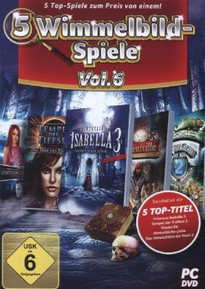 5 Wimmelbild-Spiele - Vol. 6, 1 DVD-ROM
