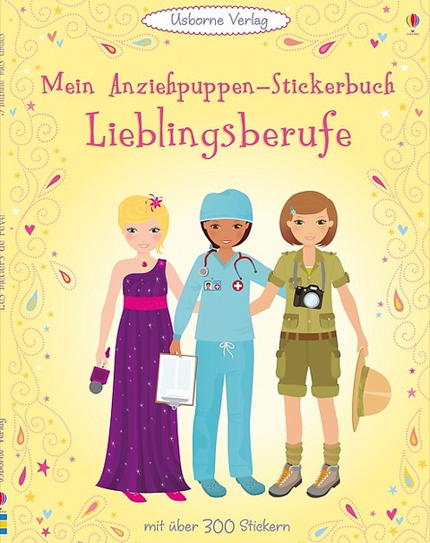 Mein Anziehpuppen-Stickerbuch: Lieblingsberufe - Emily Bone