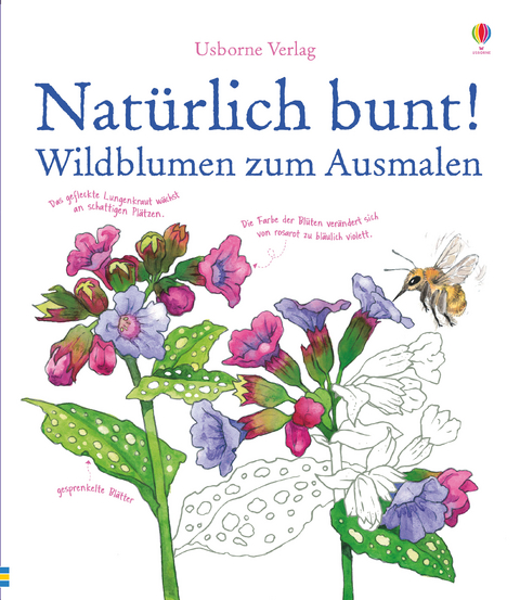 Nat&uuml;rlich bunt! Wildblumen zum Ausmalen - Susan Meredith