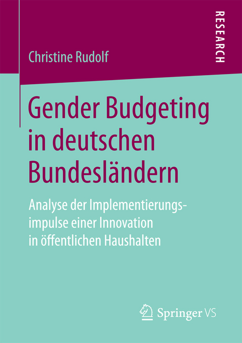 Gender Budgeting in deutschen Bundesländern - Christine Rudolf