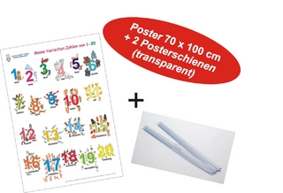 Meine tierischen Zahlen von 1-20 + Posterschienen