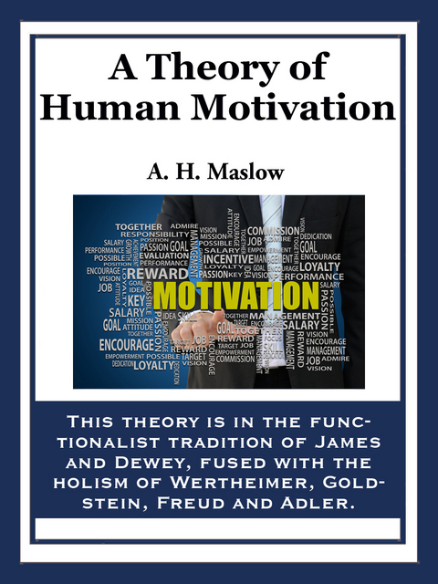 A Theory of Human Motivation - Abraham H. Maslow