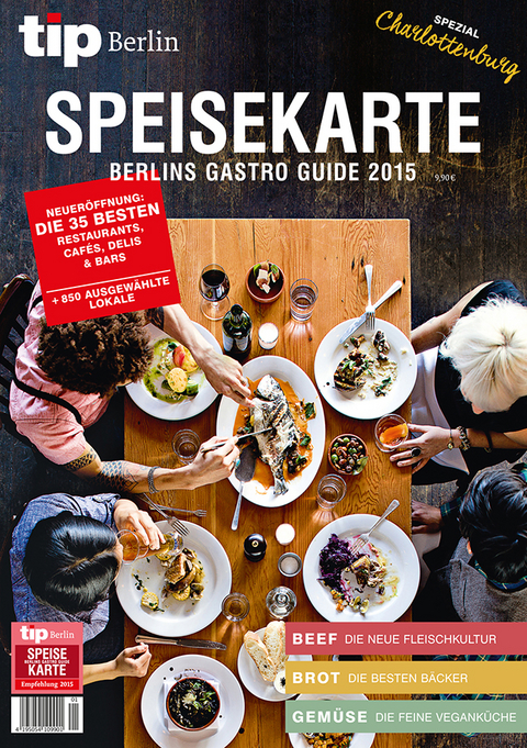 tip, Berlins Gastro Guide &ndash; Speisekarte 2015 - 