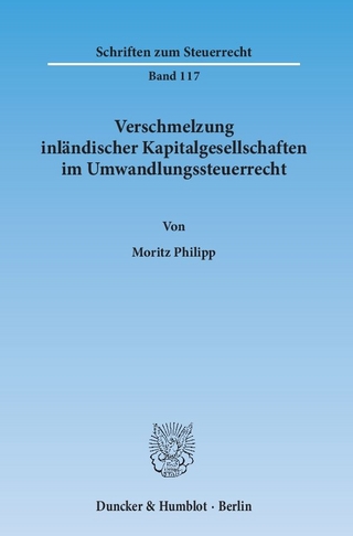 Verschmelzung inländischer Kapitalgesellschaften im Umwandlungssteuerrecht.
