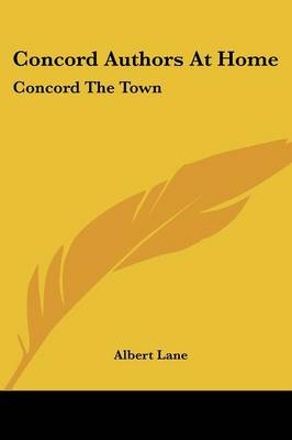 Concord Authors At Home - Albert Lane