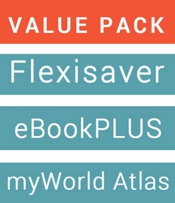 Geography Alive 8 for the Australian Curriculum Flexisaver & EBookPLUS + Jacaranda Myworld Atlas Ac Edition (Card) - Judy Mraz, Cathy Bedson, Anne Dempster, Kathryn Gibson, Niranjan Casinader
