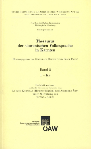Thesaurus der slowenischen Volkssprache in Kärnten, Band 5