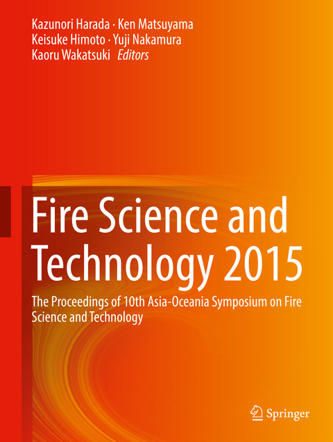 Fire Science and Technology 2015 - 