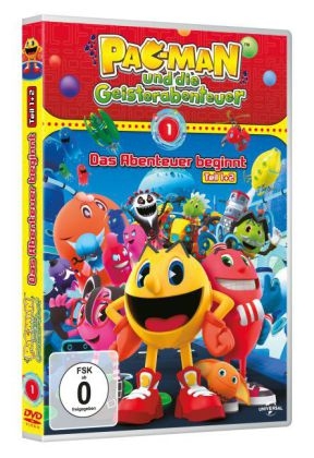 Pac-Man und die Geisterabenteuer - Das Abenteuer beginnt - Teil 1+2, 1 DVD