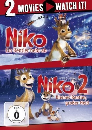 Niko - Ein Rentier hebt ab / Niko 2- Kleines Rentier, gro&szlig;er Held, 2 DVDs - 
