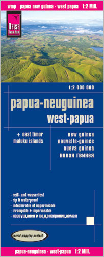 Reise Know-How Landkarte Papua-Neuguinea, Indonesien: West-Papua, Molukken (1:2.000.000)