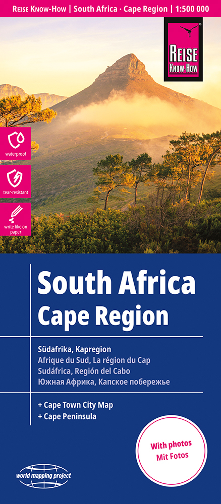 Reise Know-How Landkarte S&uuml;dafrika Kapregion / South Africa, Cape Region (1:500.000)