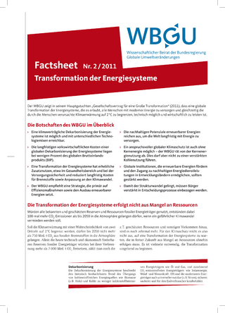 Transformation der Energiesysteme