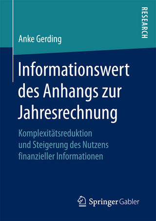 Informationswert des Anhangs zur Jahresrechnung