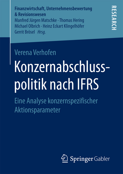 Konzernabschlusspolitik nach IFRS - Verena Verhofen