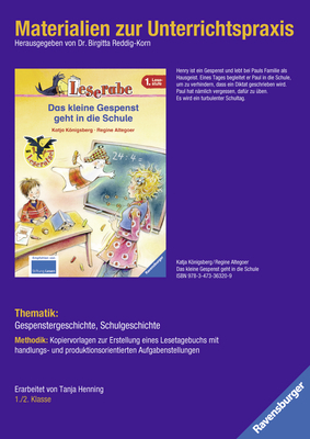 Materialien zur Unterrichtspraxis - Katja Königsberg: Das kleine Gespenst geht in die Schule